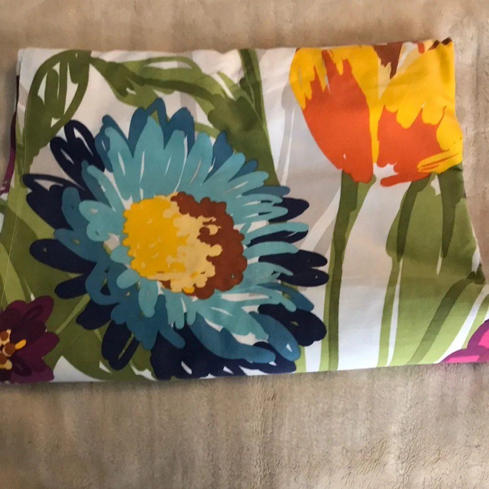 Floral Patterned Shower Curtain